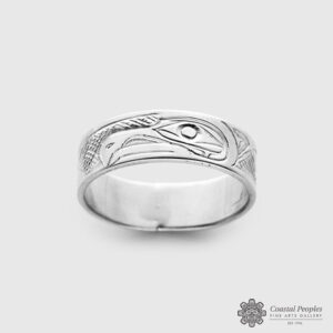 Silver eagle ring by Northwest Coast Native artist Don Lancaster