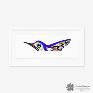 Saa'sin (Hummingbird) Original Painting by Native artist Adonis David