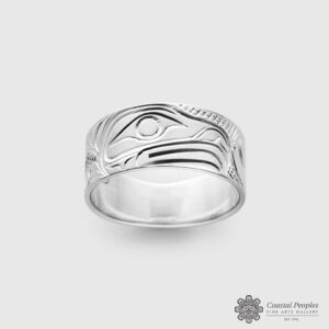 Silver Thunderbird Ring by Northwest Coast Native Artist Lloyd Wadhams Jr.