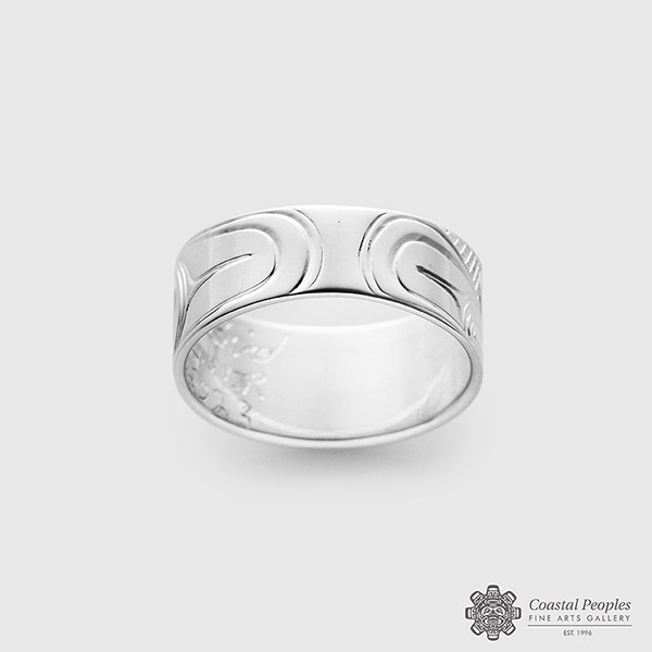 Silver Thunderbird Ring by Northwest Coast Native Artist Lloyd Wadhams Jr.