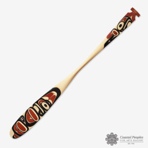 Wood Eagle Paddle by Northwest Coast Native Artist Guy Louie Jr.