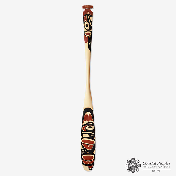 Wood Eagle Paddle by Northwest Coast Native Artist Guy Louie Jr.