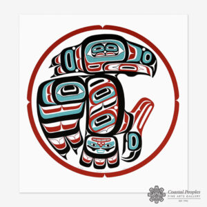 Serigraph by Northwest Coast Native Artist Alvin Child