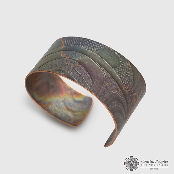 Copper Wedge Bracelet by Northwest Coast Artist Gwaai Edenshaw