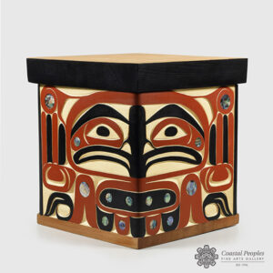 Thunderbird Bentwood Box by Northwest Coast Native Artist Guy Louie Jr.