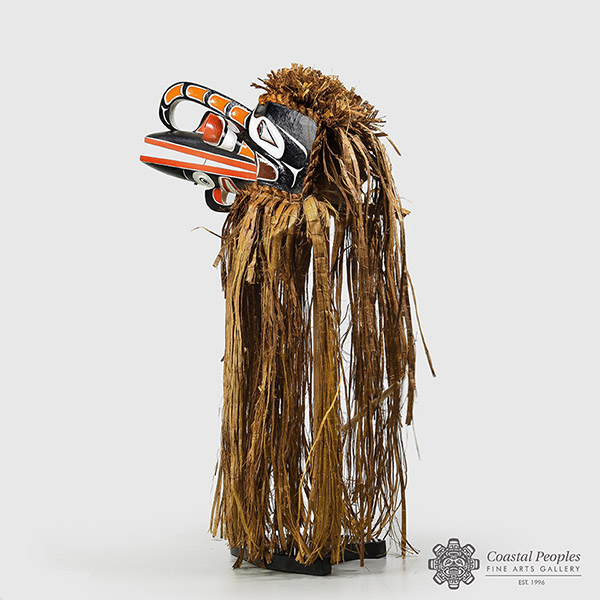 Red Cedar wood mask by Pacific Northwest Coast Native artist Randy Stiglitz