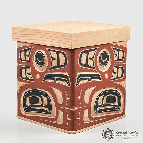 RAVEN COHO BOX, Northwest Coast Boxes