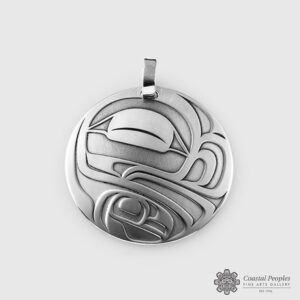 Silver Frog Pendant by Native Artist Trevor Angus