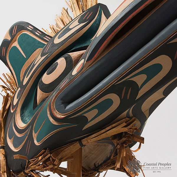 Raven Mask by Northwest Coast Native Artist Tom D. Hunt