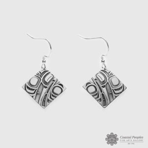 Sterling silver Hummingbird Earrings by Native Artist Trevor Angus