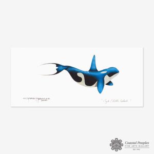 Killerwhale Original Painting by Native Artist Garnet Tobacco