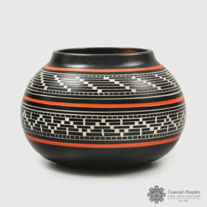 Basket Weave Bowl by Native Artist Patrick Leach