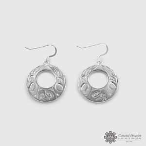 Silver Eagle Earrings by Native Artist Andrew Williams