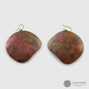 Copper Initiation Earrings by Native Artist Gwaai Edenshaw