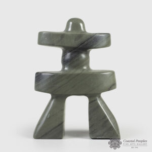 Stone Inukshuk by Native Artist Kupapik Ningeocheak