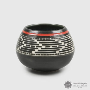 Basket Weave Bowl by Native Artist Patrick Leach