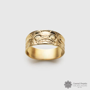 Gold Baer Ring by Native Artist Carmen Goertzen