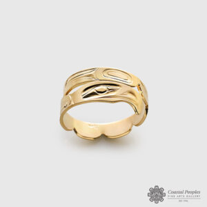 Gold Eagle Wrap Ring by Native Artist Corrine Hunt