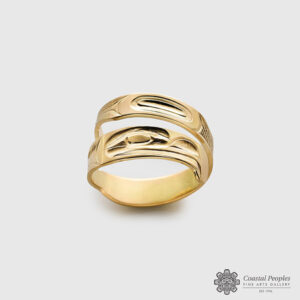 Gold Eagle Wrap Ring by Native Artist Corrine Hunt