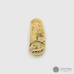 Gold Sea & Sky Pendant by Native Artist Corrine Hunt