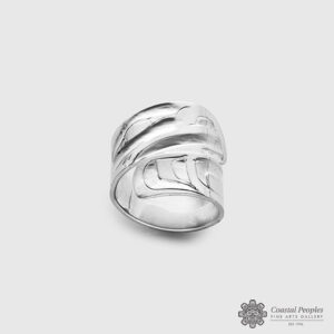Eagle Wrap Ring by Native Artist Alvin Adkins