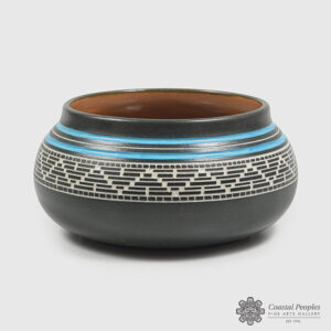 Basket Weave Bowl by Native Artist Patrick Leach