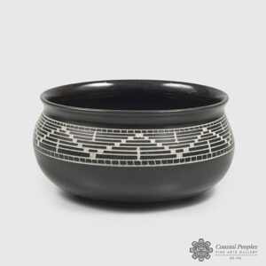 Basket Weave Bowl by Native Artist Patrick Leach