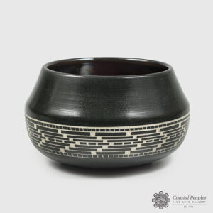 Basket Weave Bowl by Native Artist Patrick Leach