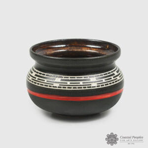 Basket Weave Bowl by Native Artist Patrick Leach