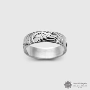 Silver Thunderbird Ring by Native Artist Lloyd Wadhams Jr.