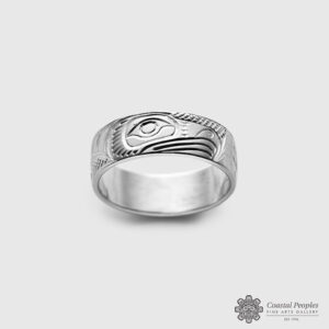 Silver Thunderbird Ring by Native Artist Lloyd Wadhams Jr.