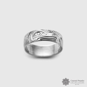 Silver Eagle Ring by Native Artist Lloyd Wadhams Jr.