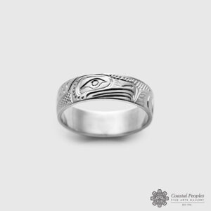 Silver Eagle Ring by Native Artist Lloyd Wadhams Jr.