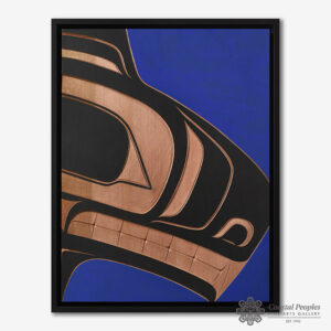 Bear Panel [Framed] by Native Artist Trevor Angus