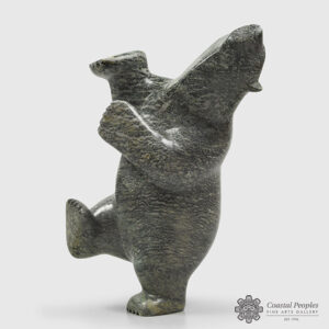 Dancing Polar Bear by Native Artist Etidloie Adla