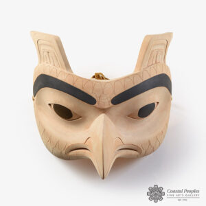 “Gwitgwiniiwks” Owl Mask by Native Artist Mike Epp