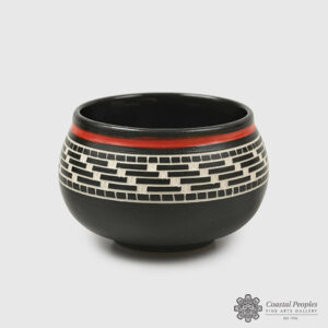 Basket Weave Bowl by Native Artist Patrick Leach