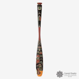 Wood Kwagul (Eagle) Paddle by Native Artist Kevin Daniel Cranmer