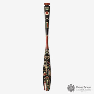 Wood Killerwhale Paddle by Native Artist Kevin Daniel Cranmer